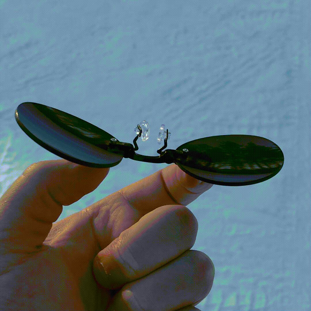 Matrix-Brille | Morpheus Clip-on Brille + Etui