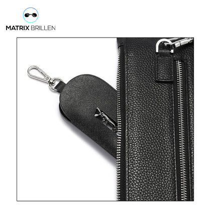 Matrix-Brille | Morpheus Clip-on Brille + Etui